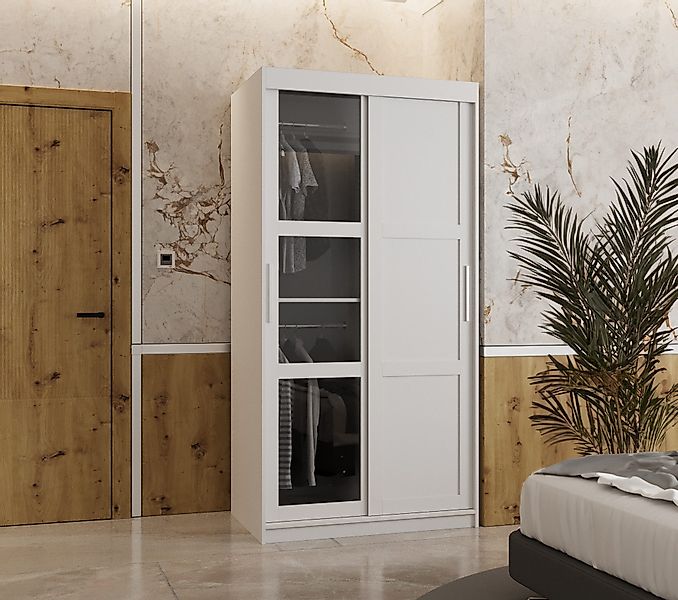 MOEBLO Schiebetürenschrank DEMO III (Kleiderschrank Schwebetürenschrank günstig online kaufen
