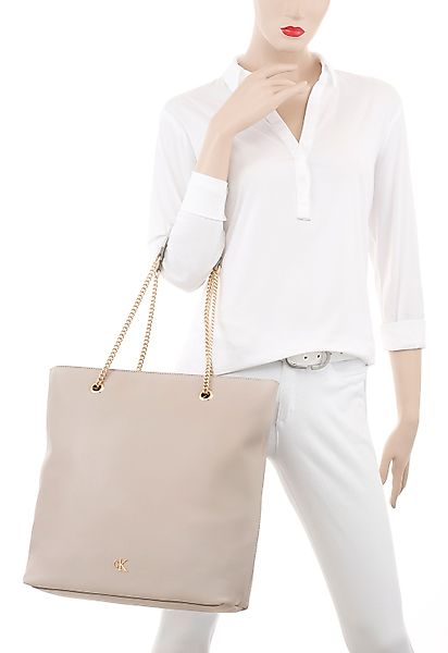 Calvin Klein Jeans Henkeltasche MINIMAL MONOGRAM CHAIN TOTE, Shopper, große günstig online kaufen