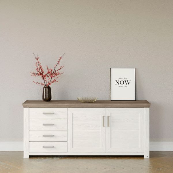 set one by Musterring Sideboard "York" Typ 51, mit viel Stauraum, Bügelgrif günstig online kaufen