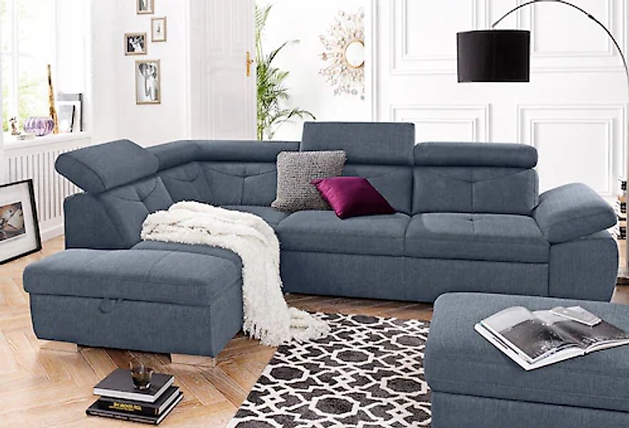 exxpo - sofa fashion Ecksofa Spring, wahlweise mit Bettfunktion und Bettkla günstig online kaufen