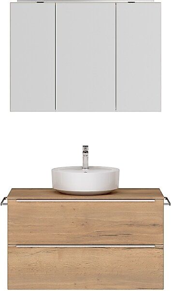 nobilia® Badmöbel-Set »Alvene« vormontiert, mit Soft-Close, 2 Stk. tlg. günstig online kaufen