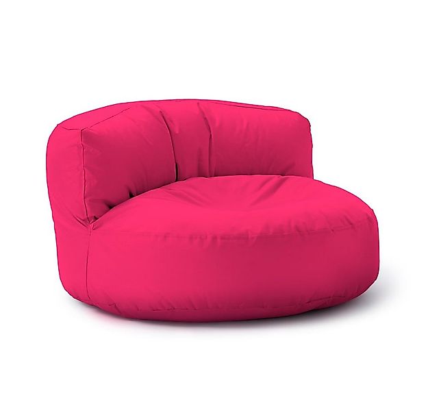 Lumaland Sitzsack Round Sofa Sitzkissen Bean Bag Couch Lounge, inkl. Rücken günstig online kaufen