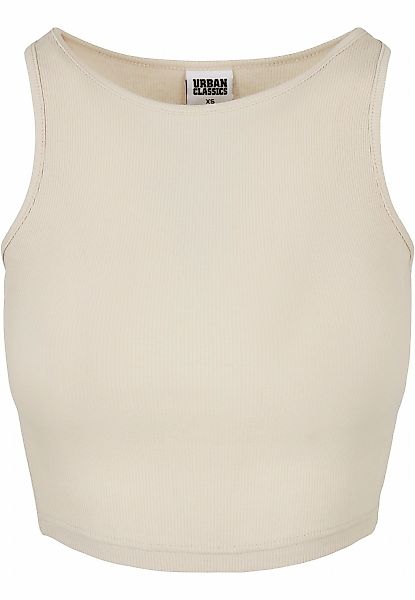 URBAN CLASSICS Muskelshirt "Urban Classics Damen Ladies Cropped Rib Top" 1 günstig online kaufen