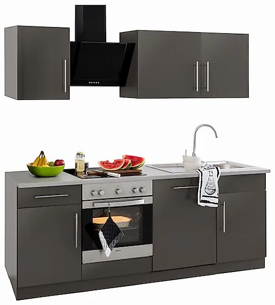 wiho Küchen Küchenzeile "Cali, TOPSELLER" ohne E-Geräte, Breite 220 cm günstig online kaufen