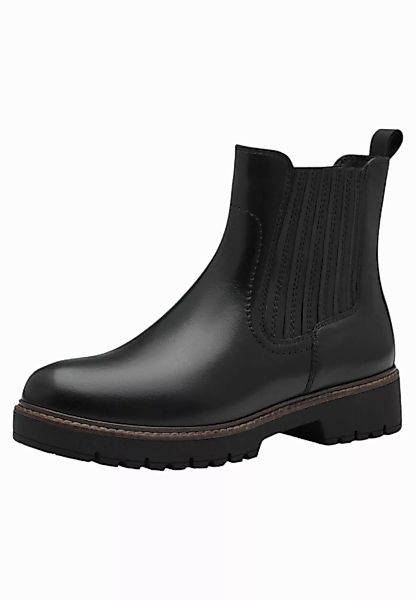 Tamaris 1-25410-43 003 Black Leather Stiefelette günstig online kaufen