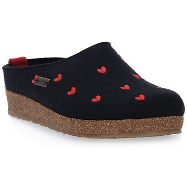 Haflinger  Clogs CUORICINI MITTLEBLAU WOLLFILZ CALZ G günstig online kaufen