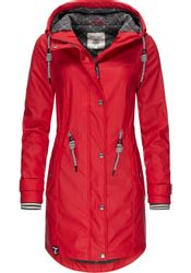PEAK TIME Regenjacke "L60042" mit Kapuze stylisch taillierter Regenmantel f günstig online kaufen