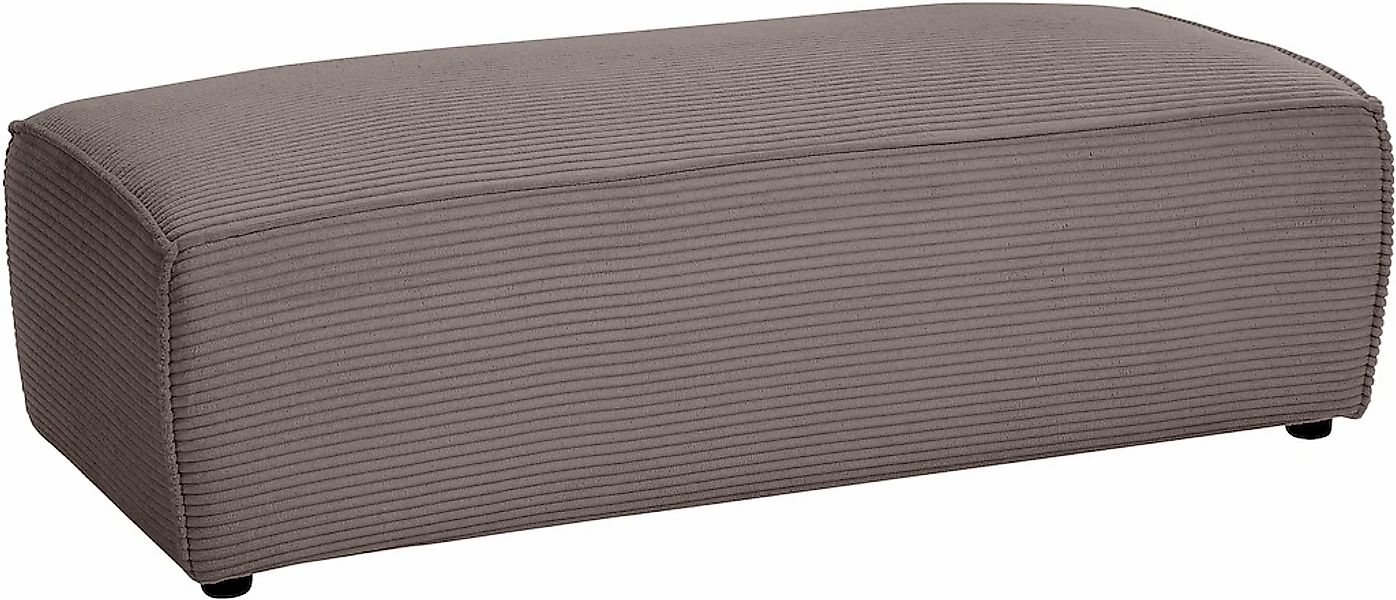 Home affaire Hocker "NEU: SHERWOOD XXL, Polsterhocker, Cord, Webstoff", rec günstig online kaufen
