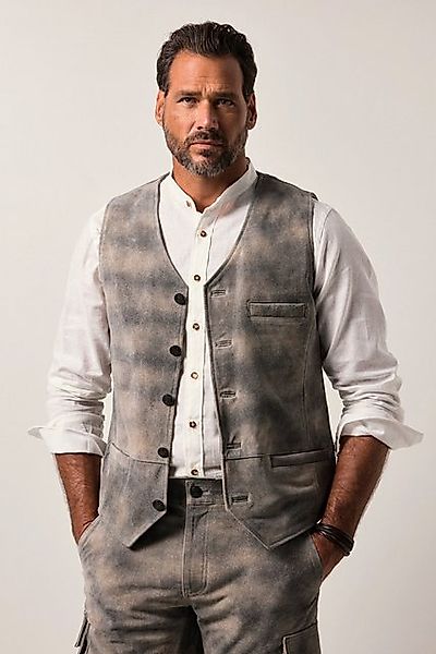 JP1880 Steppweste JP1880 Leder-Weste Tracht Rindleder bis 72 günstig online kaufen