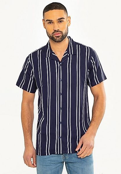 Threadbare Kurzarmhemd Merlot (1-tlg) im Streifen-Design günstig online kaufen