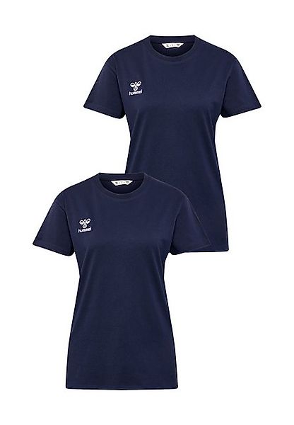 hummel T-Shirt 2er-SET Sport Rundhals Regular günstig online kaufen