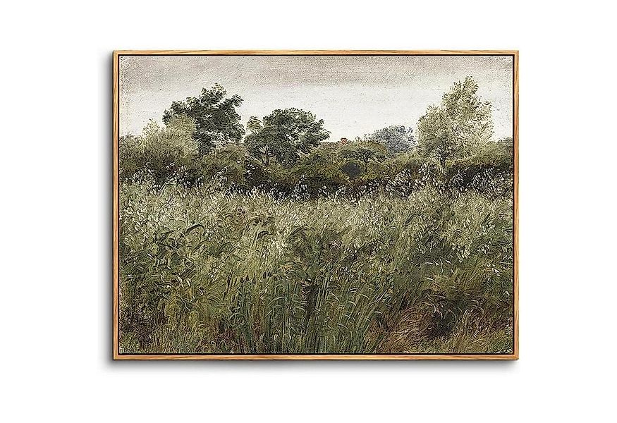hyidecorart Bild mit Rahmen Vintage Leinwandbilder mit Holzrahmen 30x40 cm günstig online kaufen