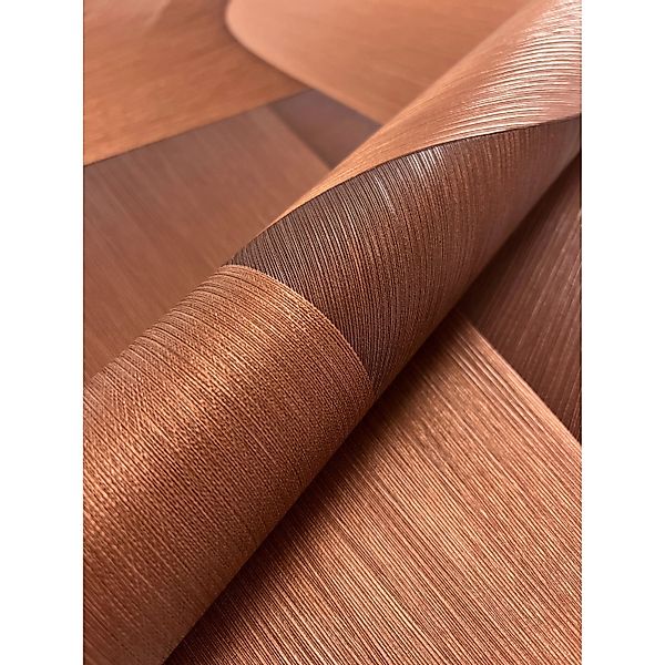 Newroom Vliestapete Nuccio Bronze Grafik Modern Strukturiert FSC® günstig online kaufen