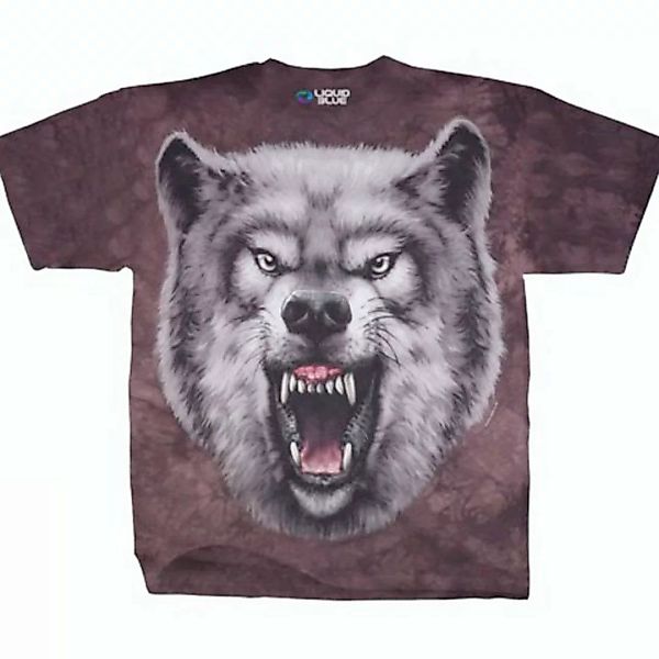Liquid Blue T-Shirt Roaring Wolf günstig online kaufen