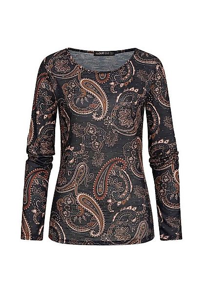 CLOUD 5IVE Longsleeve CLOUD 5IVE Langarm Shirt Longsleeve mit Paisley Print günstig online kaufen