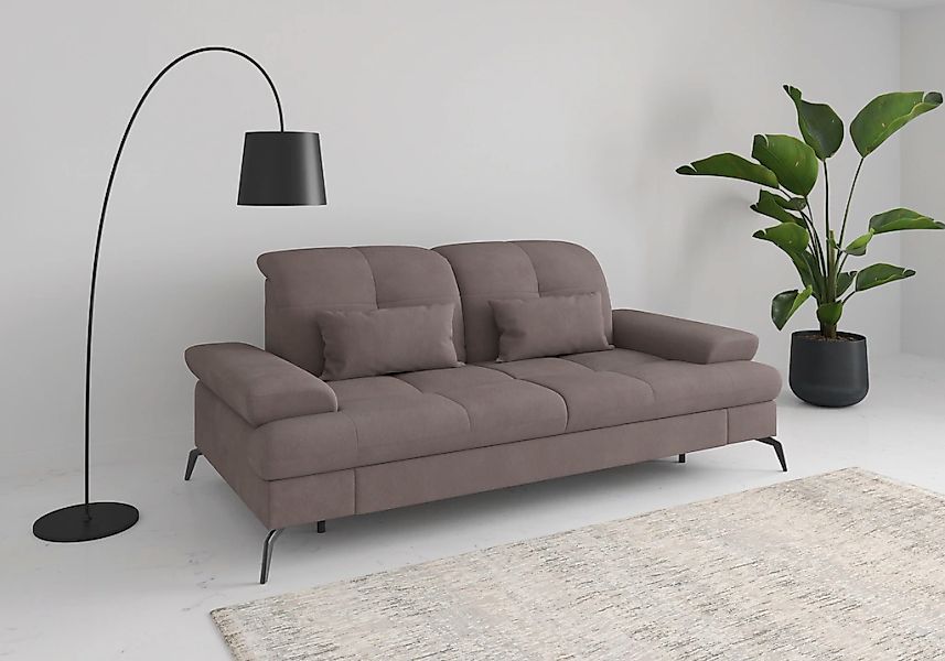 sit&more 3-Sitzer "Amica, inkl. Sitztiefenverstellung und Armteilverstellun günstig online kaufen