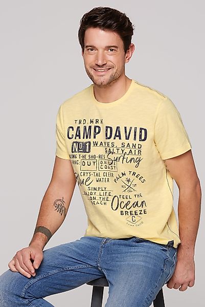 CAMP DAVID Rundhalsshirt, aus Baumwolle günstig online kaufen