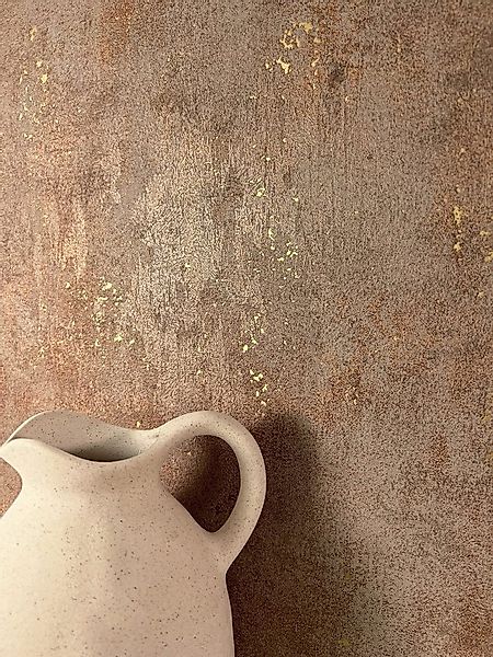 Newroom Vliestapete Perseus Copper Tapete Betontapete Beton,Zement,Leicht g günstig online kaufen