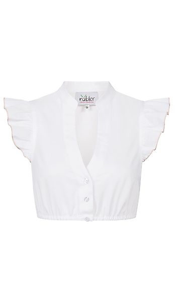 Nübler Dirndlbluse Dirndlbluse Carla Kurzarm in günstig online kaufen