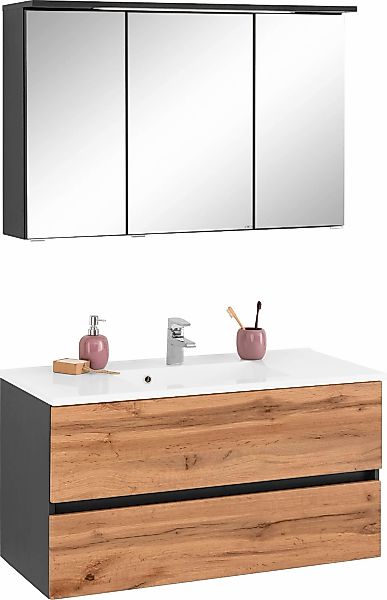 welltime Badmöbel-Set "Lucca" 2 Stk. tlg. günstig online kaufen