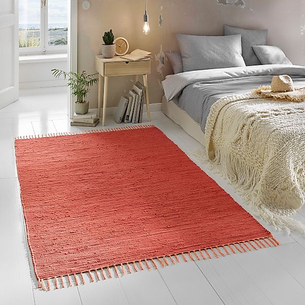 TaCa Home Teppich Handweb Flicken-Teppich Fleckerl, günstig online kaufen