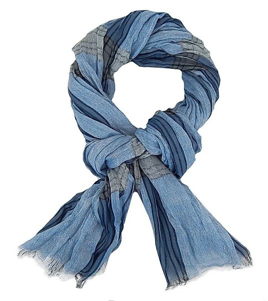 Ella Jonte Modeschal, leichter Herrenschal grau schwarz oder blau Viskose günstig online kaufen