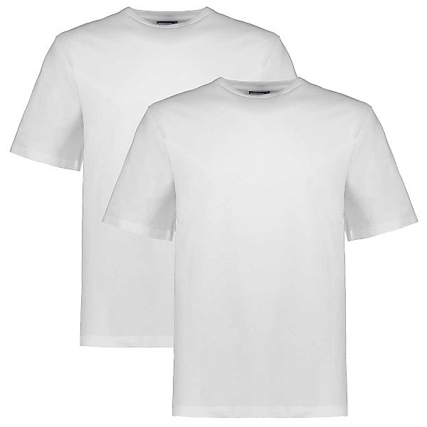 ADAMO Doppelpack T-Shirt aus Baumwolle Farbe weiß Größe: 12XL günstig online kaufen