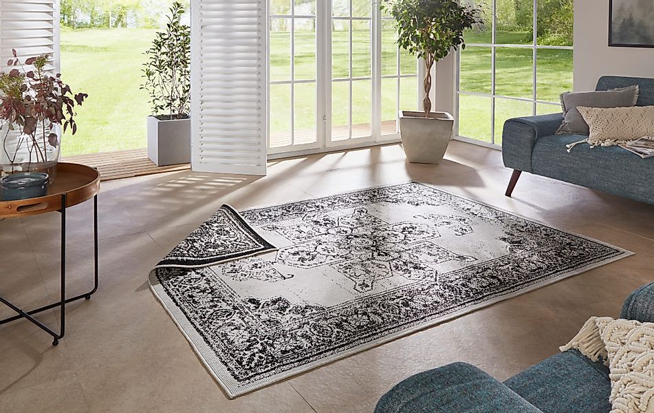 HANSE Home Teppich »Borbon Wendeteppich«, rechteckig, 5 mm Höhe, In-& Outdo günstig online kaufen