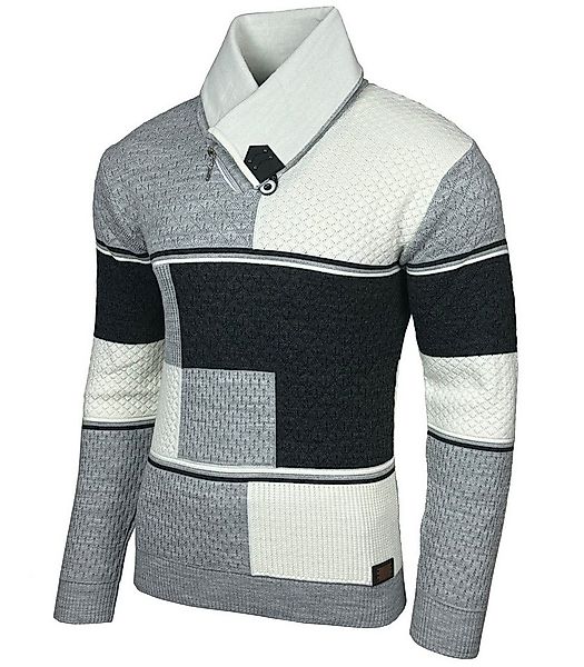 Baxboy Strickpullover Baxboy Herren Feinstrick Pullover Stehkragen Pulli B- günstig online kaufen