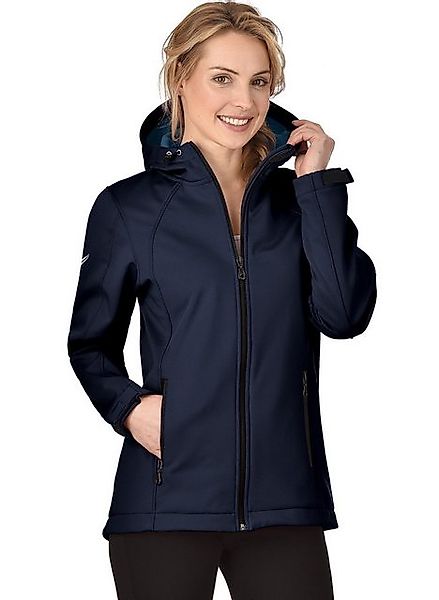 Trigema Softshelljacke TRIGEMA Taillierte Softshell–Kapuzenjacke (1-St) günstig online kaufen