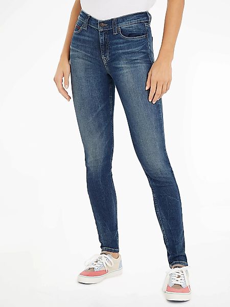 Tommy Jeans Skinny-fit-Jeans mit dezenten Label-Applikationen günstig online kaufen