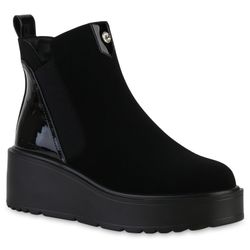 VAN HILL 841384 Keilstiefelette Damen Leicht günstig online kaufen