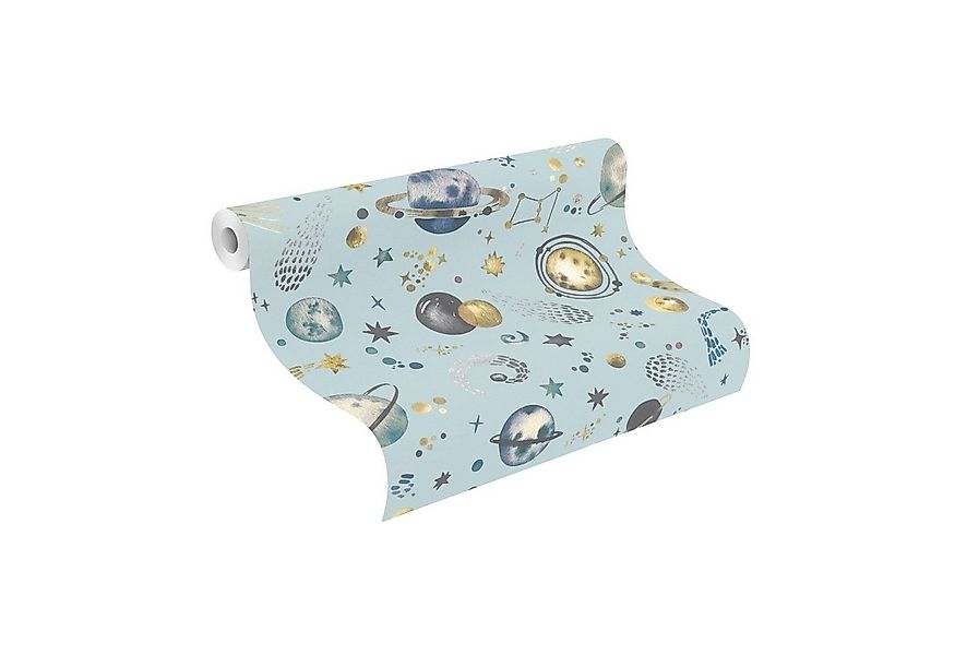 Rasch Kindertapete, glatt, uni, (1 St) günstig online kaufen