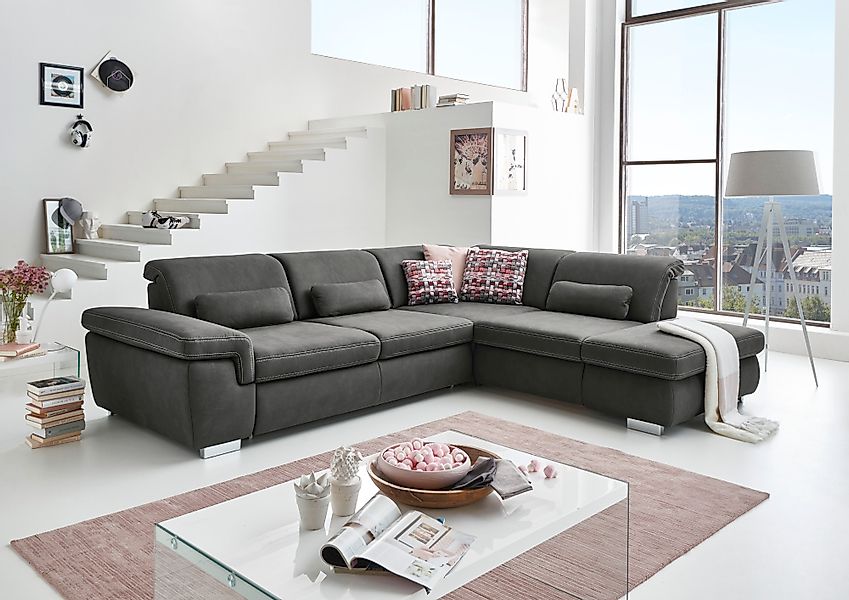 Die PlanBar Ecksofa »MP-IN17041 L-Form« Sitztiefenverstellung, optional mit günstig online kaufen