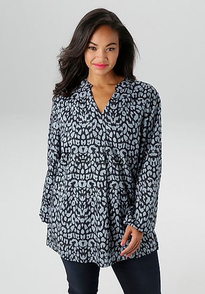 Aniston PLUS Schlupfbluse aus weich fallender Viskose - NEUE KOLLEKTION günstig online kaufen