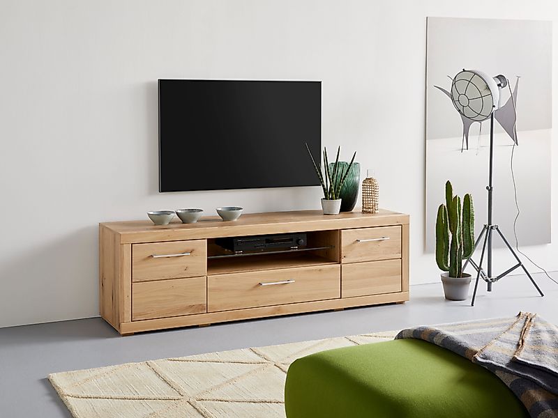 VOGL Möbelfabrik Lowboard "1237" Massivholzfront, Breite ca. 171 cm, mit So günstig online kaufen