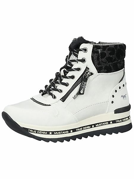 Mustang Shoes Schnürstiefelette "Mustang Shoes Stiefelette Lederimitat" günstig online kaufen