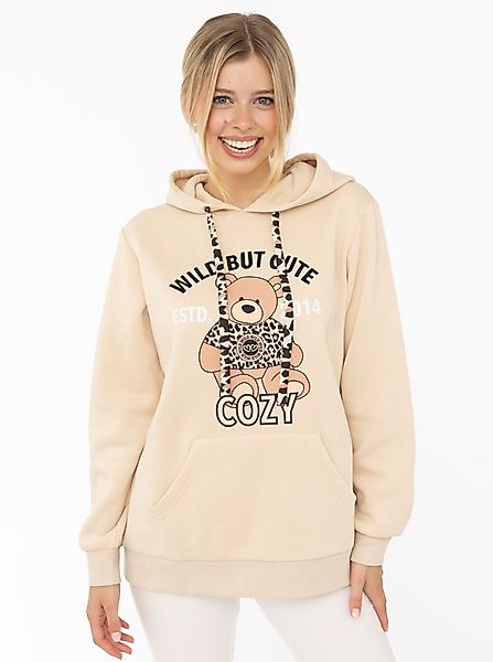 Zwillingsherz Hoodie "Wild But Cute" Mini-Me,mit günstig online kaufen