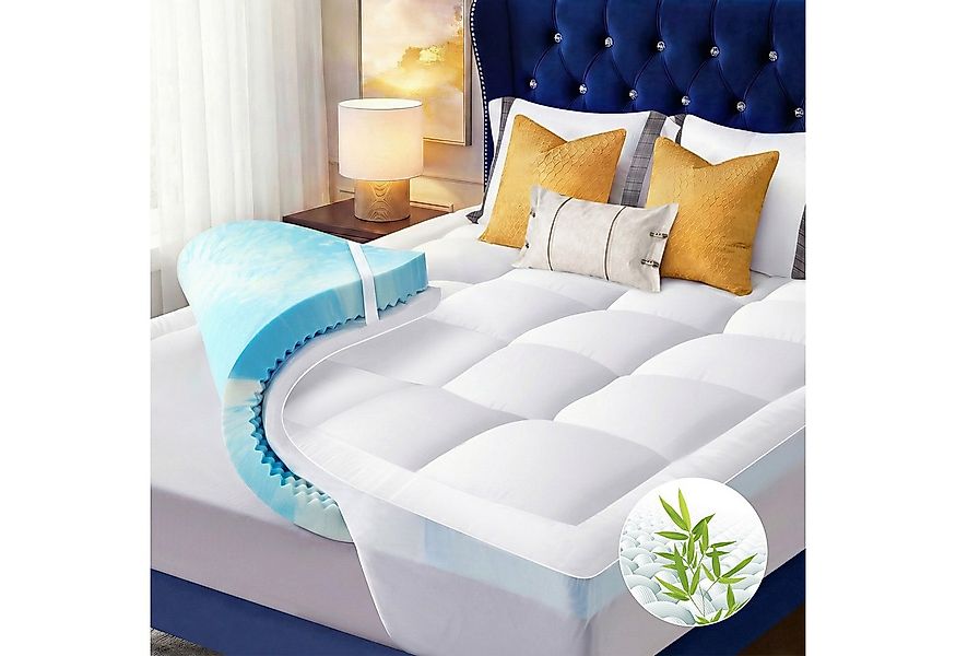 NicePlus, Topper Matratzentopper, Topper H2/H3, 7 cm hoch, Topper für Boxsp günstig online kaufen