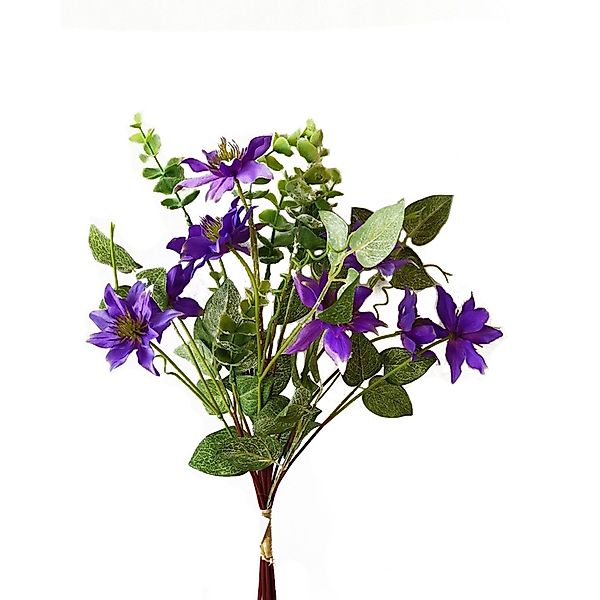 Kunstblume Blumenstrauß Lila Clematis Clematis, NTK-Collection, günstig online kaufen