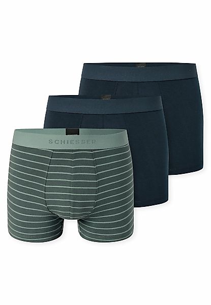 Schiesser Boxershorts "95/5 Multipacks" 3er Pack, ohne Eingriff, softer Log günstig online kaufen