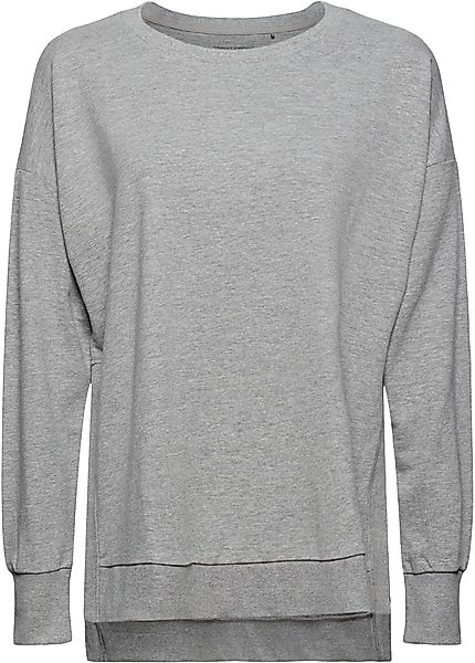 esprit sports Sweatshirt, mit Rippblende am Ausschnitt günstig online kaufen