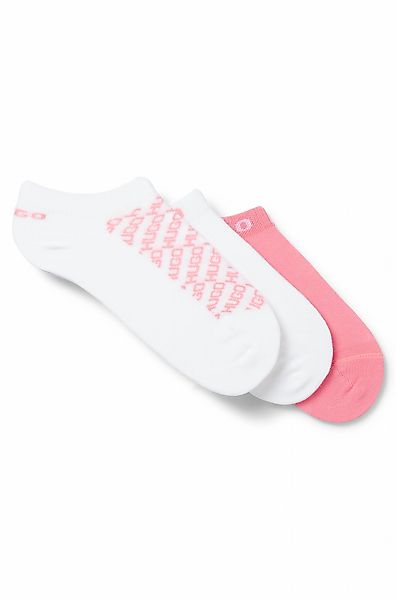 HUGO Underwear Sneakersocken "3P AS SLANTMONO CC W" 3 Paar tlg. mit Logo De günstig online kaufen