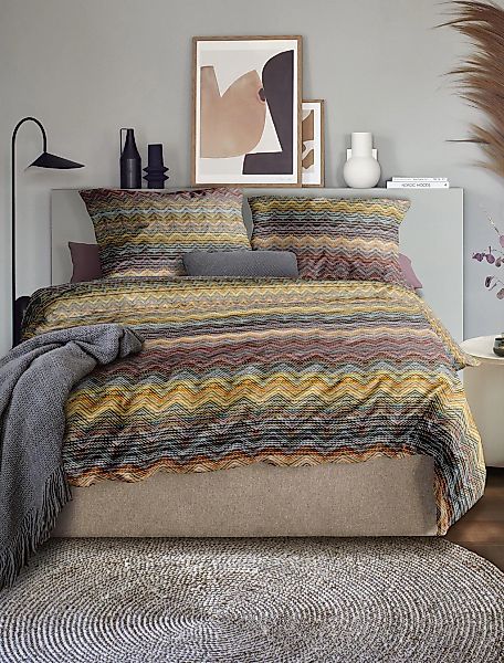 Irisette Bettwäsche "Wave 8671" 2 Stk. tlg. anschmiegsam und atmungsaktiv, günstig online kaufen