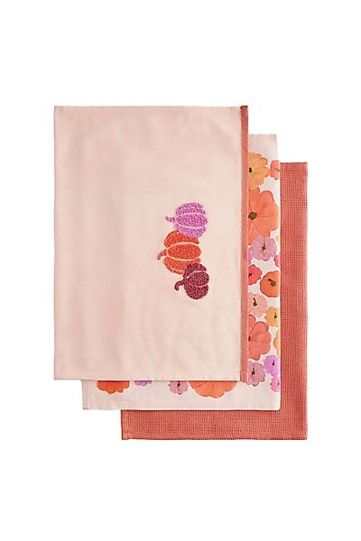 Next Geschirrtuch 3er-Set Kürbis-Geschirrtücher, (1-tlg) günstig online kaufen