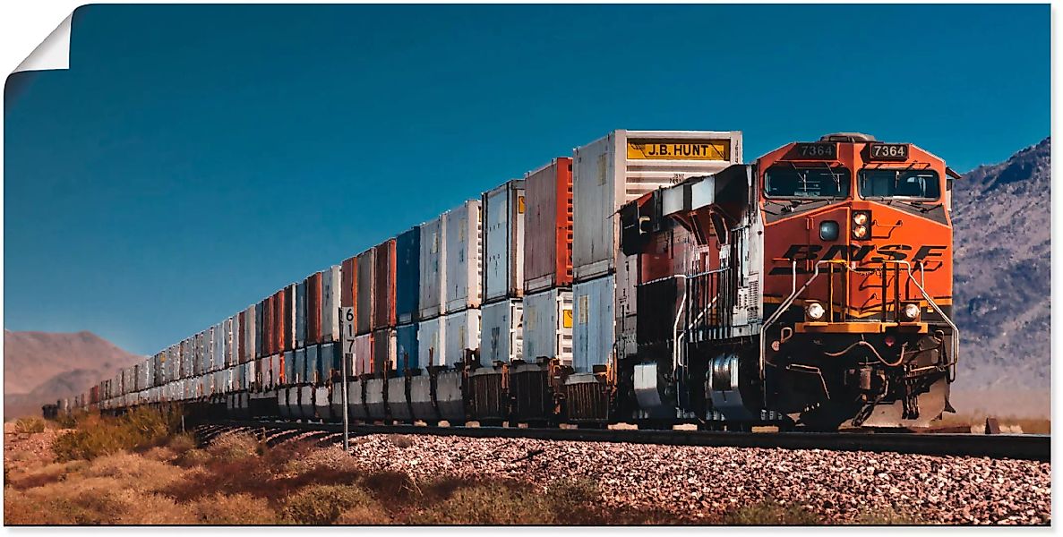 Artland Wandbild »Güterzug BNSF Kalifornien«, Züge, (1 St.), als Poster, Wa günstig online kaufen