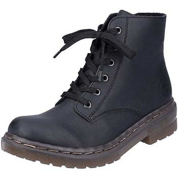 Rieker Schnürboots, Schnürstiefelette, Blockabsatz, mit Logoprägung günstig online kaufen