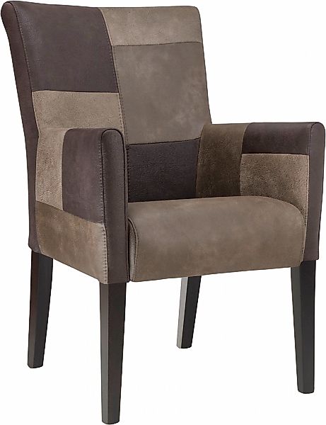 Home affaire Armlehnstuhl "King" () 1 Stk.Bezug aus Microfaser günstig online kaufen