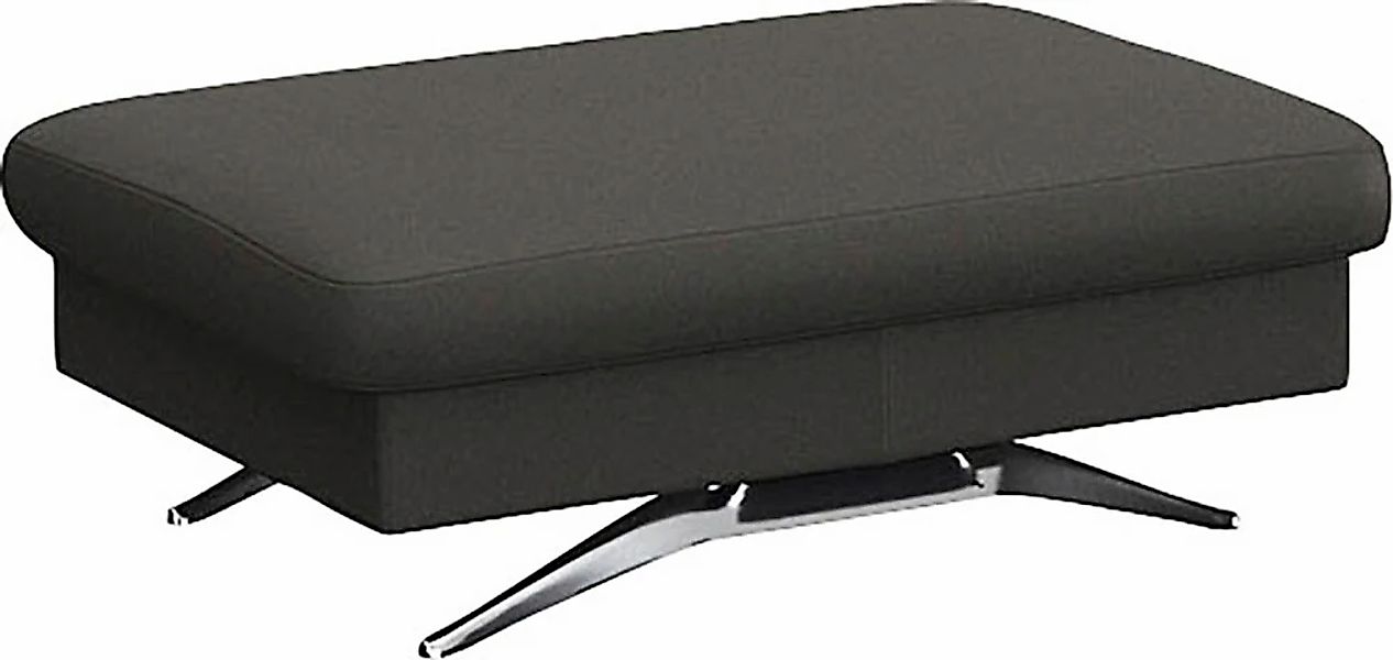 FLEXLUX Pouf "Glow Sitzhocker, Polsterhocker" Hocker mit Stauraum, Fuß Alu günstig online kaufen