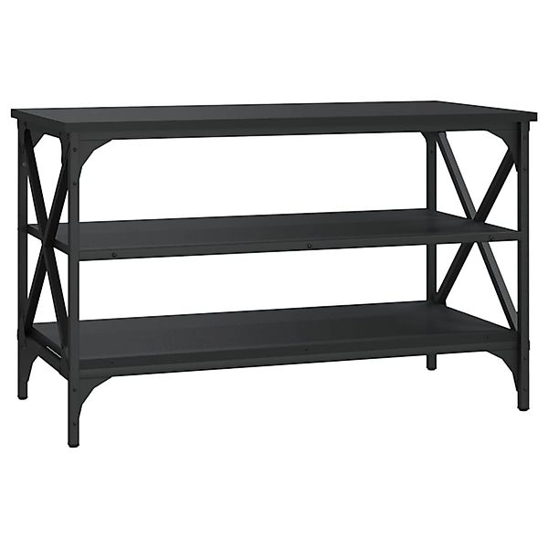vidaXL Beistelltisch TV-Schrank Schwarz 80x40x50 cm günstig online kaufen